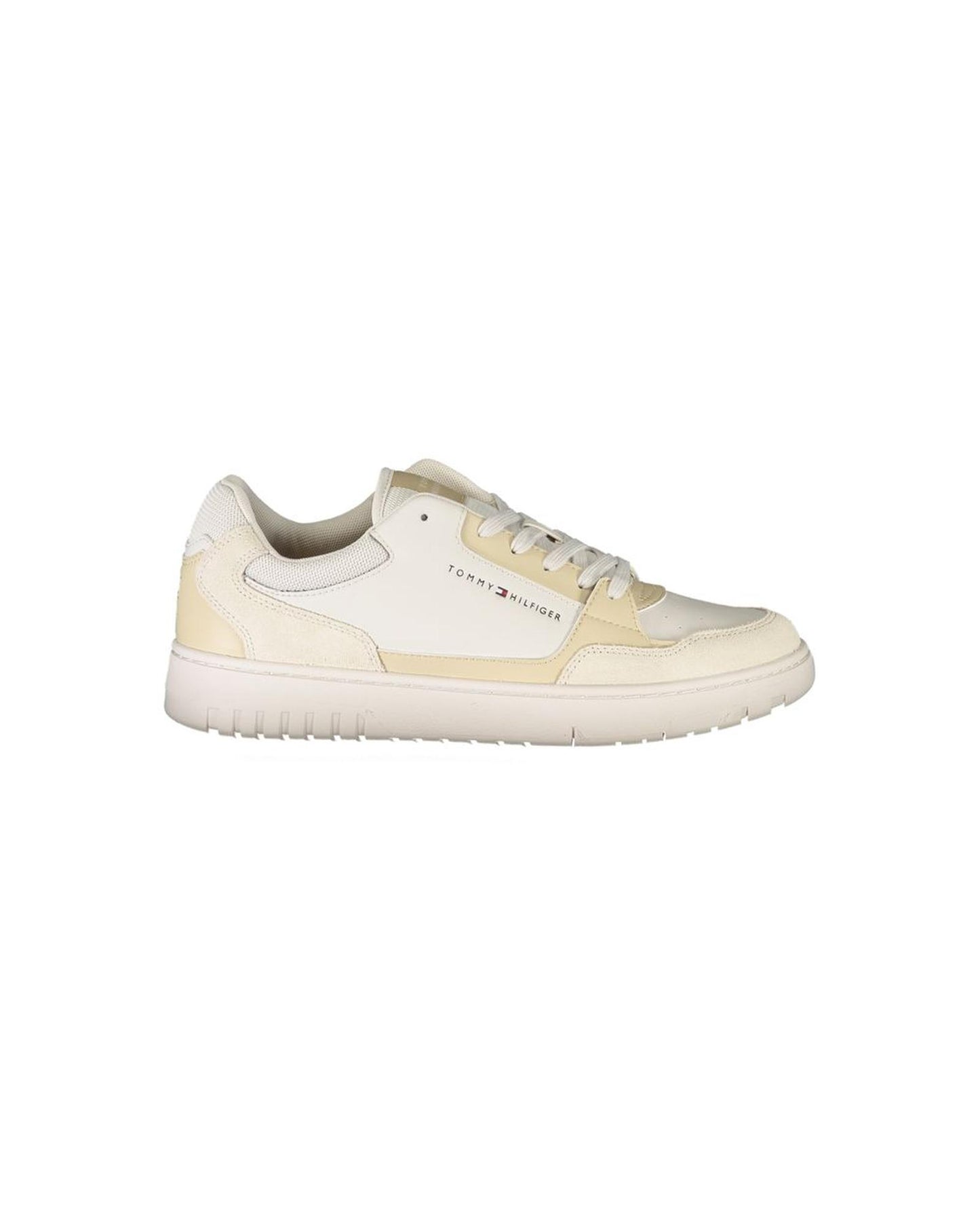 Tommy Hilfiger Men's Beige Polyester Sneaker - 43 EU