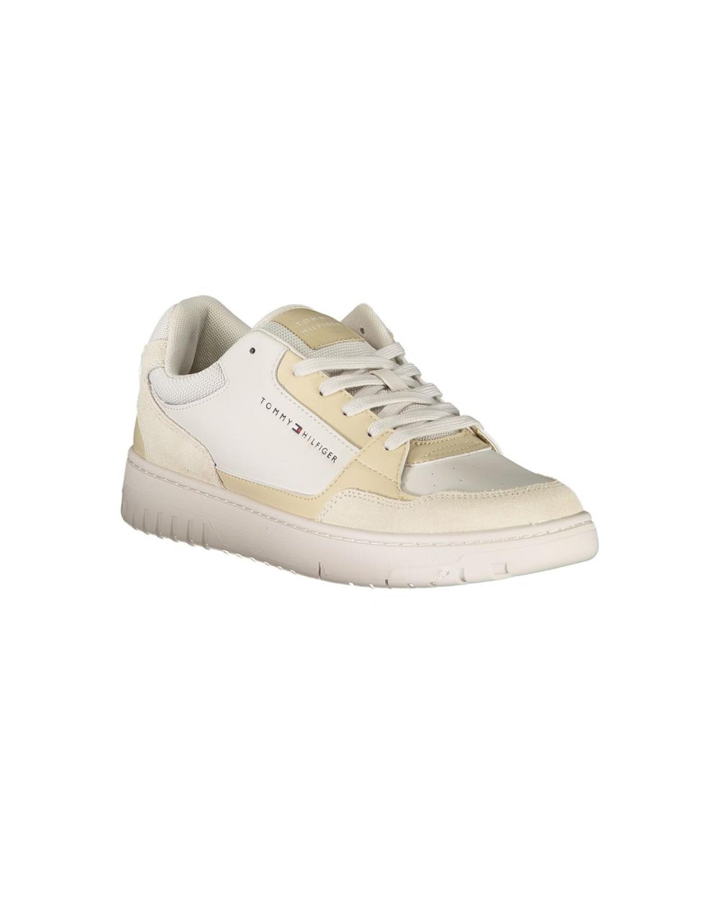 Tommy Hilfiger Men's Beige Polyester Sneaker - 43 EU