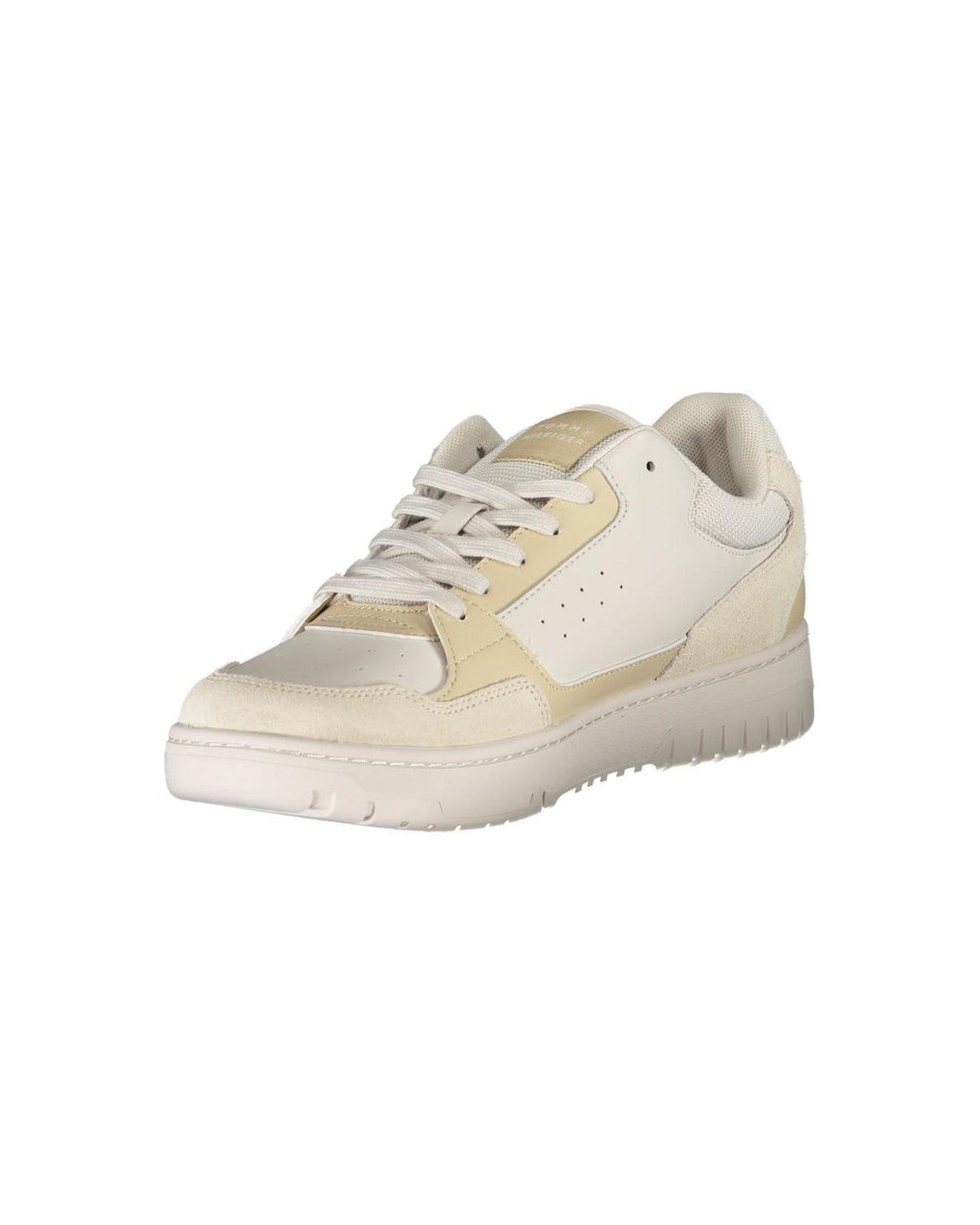 Tommy Hilfiger Men's Beige Polyester Sneaker - 43 EU