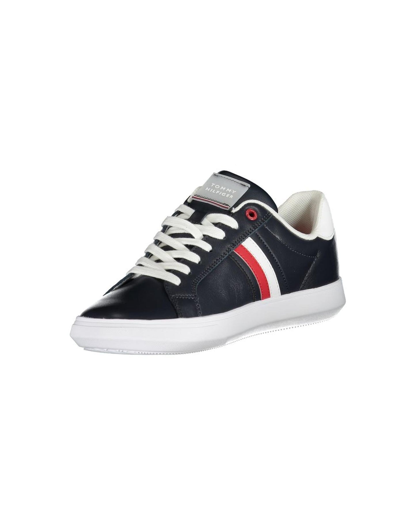 Tommy Hilfiger Men's Blue Polyester Sneaker - 42 EU