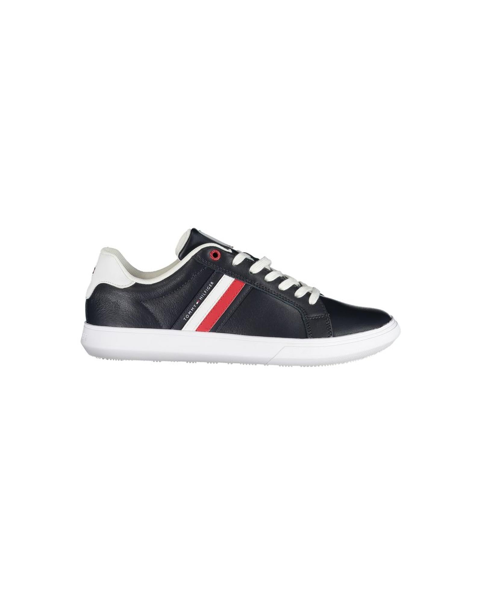 Tommy Hilfiger Men's Blue Polyester Sneaker - 43 EU