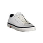 Tommy Hilfiger Men's White Polyester Sneaker - 40 EU