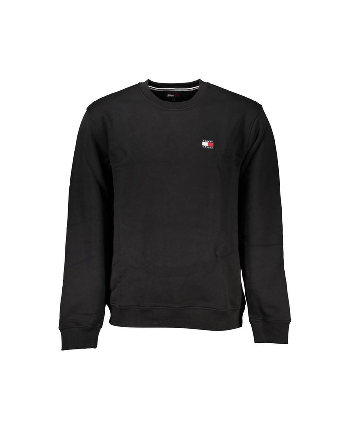 Tommy Hilfiger Men's Black Cotton Sweater - M