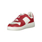 Tommy Hilfiger Men's Pink Polyester Sneaker - 42 EU