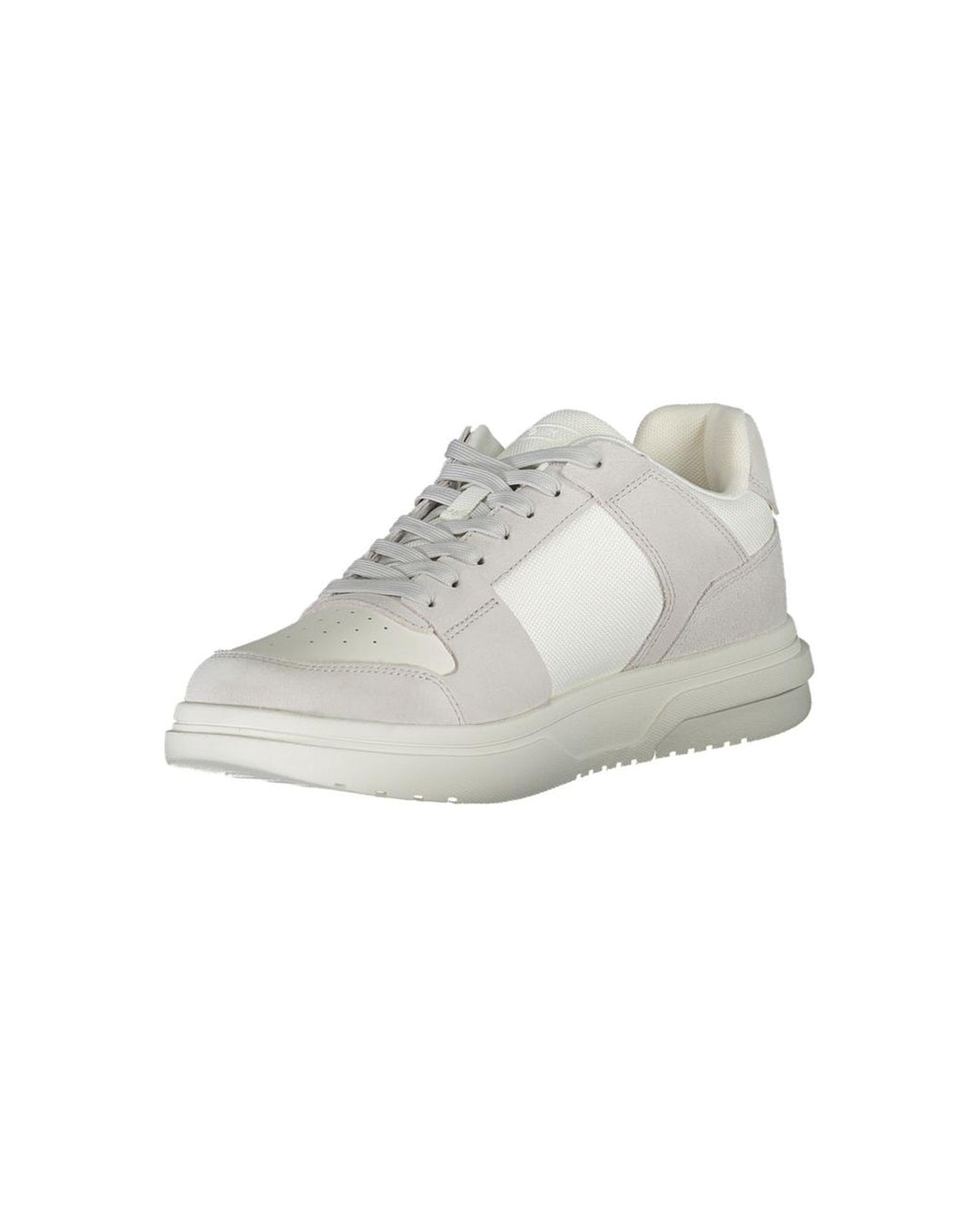 Tommy Hilfiger Men's White Polyester Sneaker - 40 EU