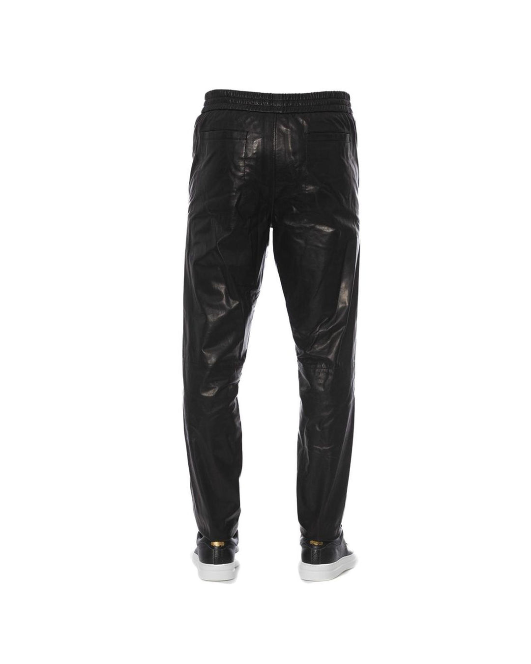 Trussardi Men's Black LAMB Leather Jeans & Pant - W48 US