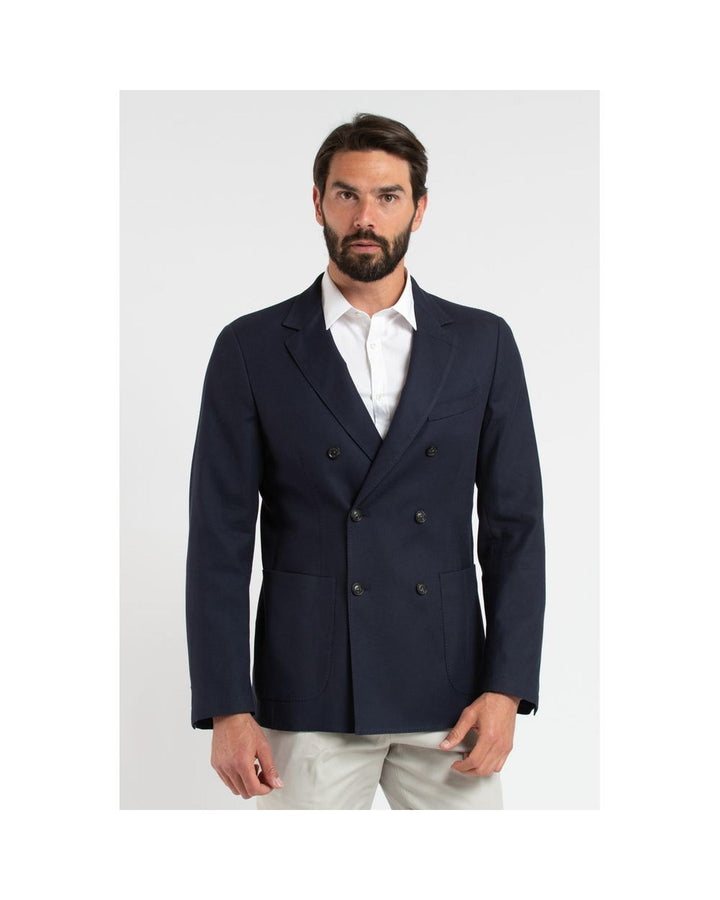 Trussardi Men's Blue Virgin Wool Blazer - 44 IT