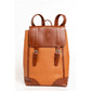 Trussardi Men's Brown Leather Backpack - One Size