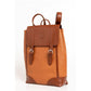 Trussardi Men's Brown Leather Backpack - One Size