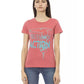 Trussardi Action Women's Pink Cotton Tops & T-Shirt - L