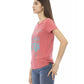 Trussardi Action Women's Pink Cotton Tops & T-Shirt - L