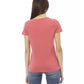 Trussardi Action Women's Pink Cotton Tops & T-Shirt - L