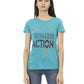 Trussardi Action Women's Light Blue Cotton Tops & T-Shirt - S