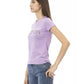 Trussardi Action Women's Purple Cotton Tops & T-Shirt - L