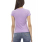 Trussardi Action Women's Purple Cotton Tops & T-Shirt - L