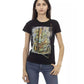 Trussardi Action Women's Black Cotton Tops & T-Shirt - M