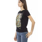 Trussardi Action Women's Black Cotton Tops & T-Shirt - M