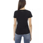 Trussardi Action Women's Black Cotton Tops & T-Shirt - M