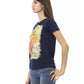 Trussardi Action Women's Blue Cotton Tops & T-Shirt - L