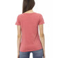 Trussardi Action Women's Pink Cotton Tops & T-Shirt - L