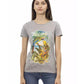 Trussardi Action Women's Gray Cotton Tops & T-Shirt - L