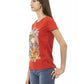 Trussardi Action Women's Red Cotton Tops & T-Shirt - L