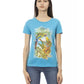 Trussardi Action Women's Light Blue Cotton Tops & T-Shirt - L