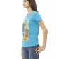 Trussardi Action Women's Light Blue Cotton Tops & T-Shirt - L