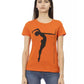 Trussardi Action Women's Orange Cotton Tops & T-Shirt - M