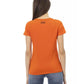 Trussardi Action Women's Orange Cotton Tops & T-Shirt - M