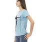 Trussardi Action Women's Light Blue Cotton Tops & T-Shirt - S