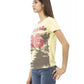 Trussardi Action Women's Yellow Cotton Tops & T-Shirt - L