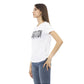 Trussardi Action Women's Elegant Short Sleeve Tee with Chic Front Print - L