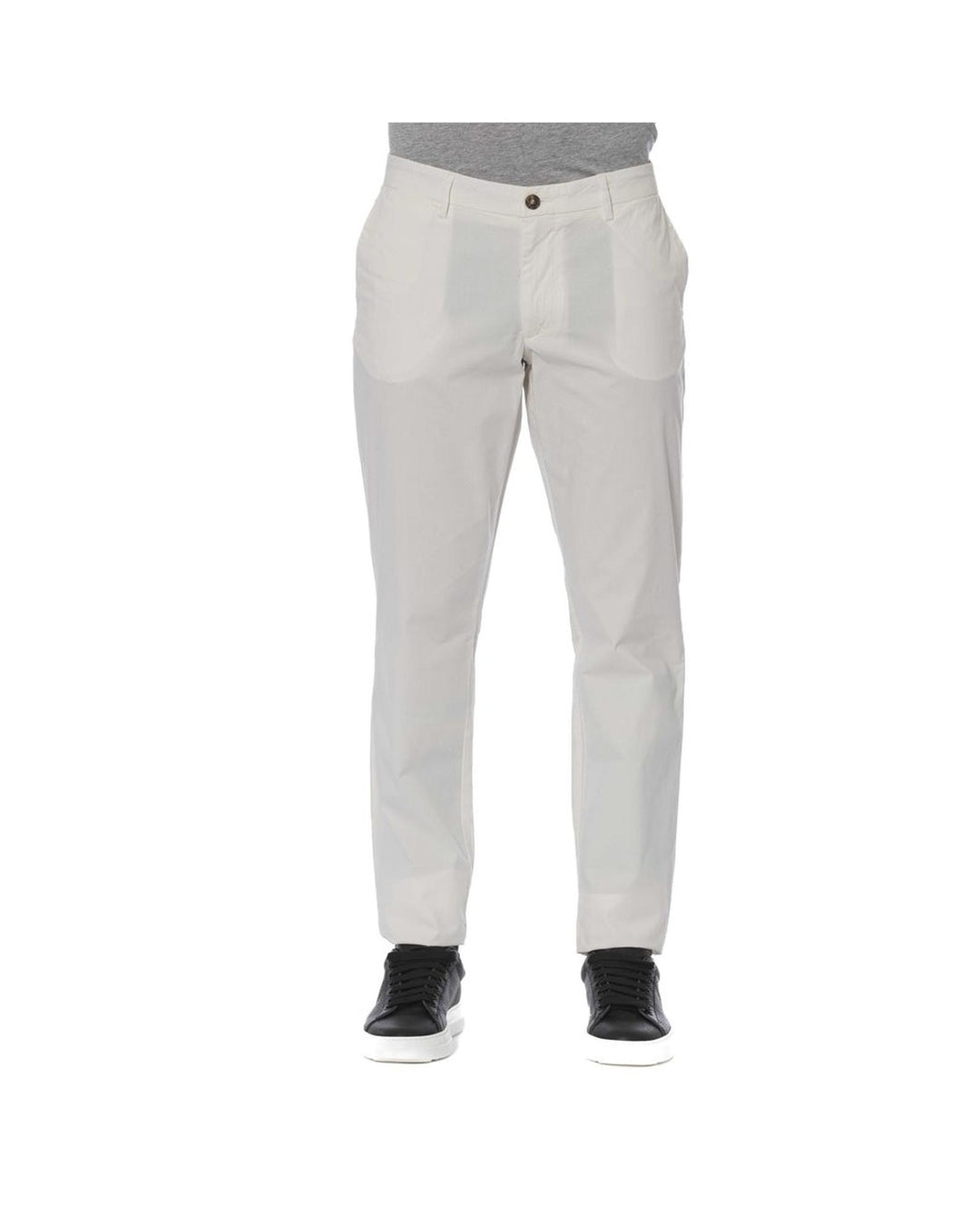 Trussardi Jeans Men's White Cotton Jeans & Pant - W52 US