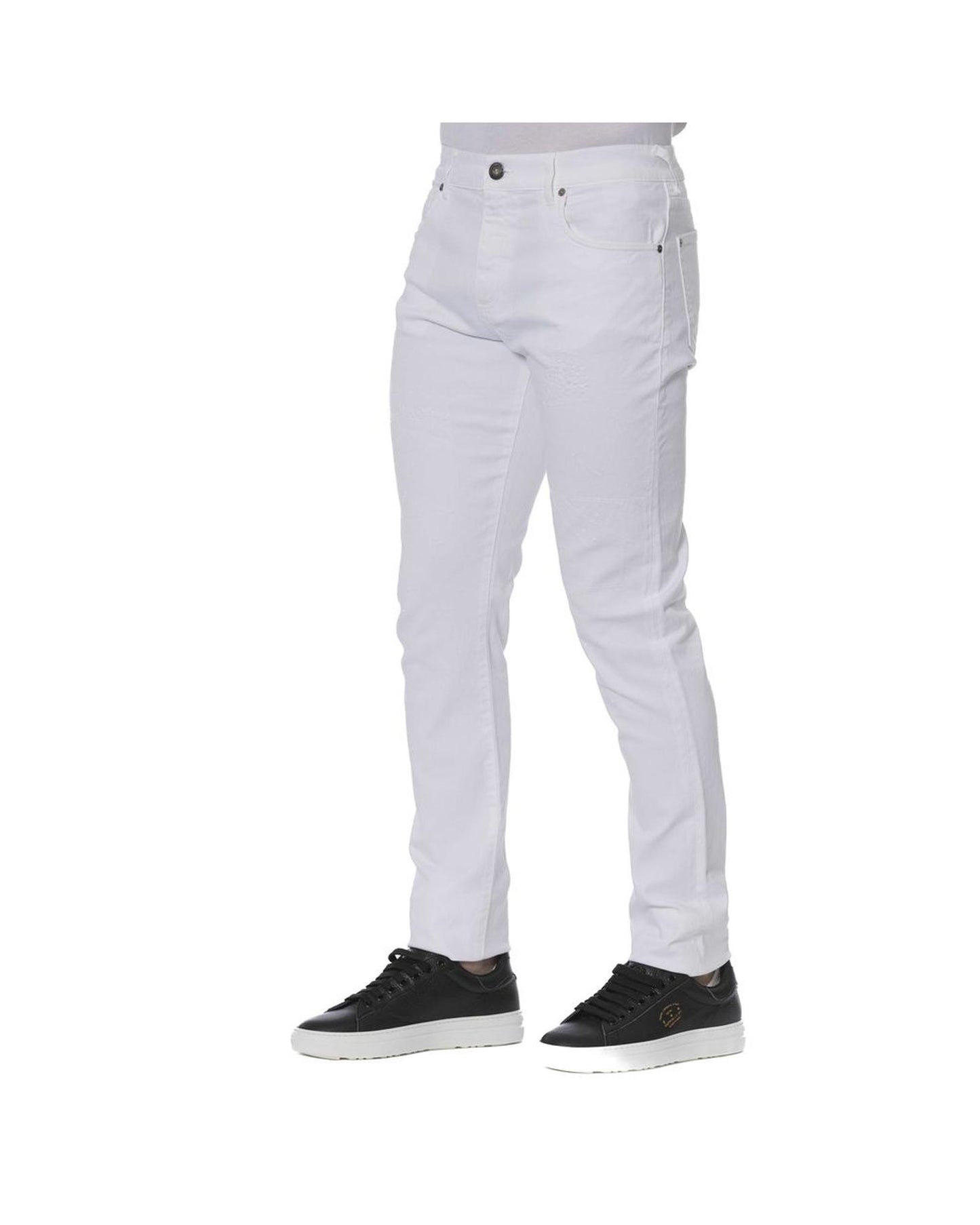 Trussardi Jeans Men's White Cotton Jeans & Pant - W32 US