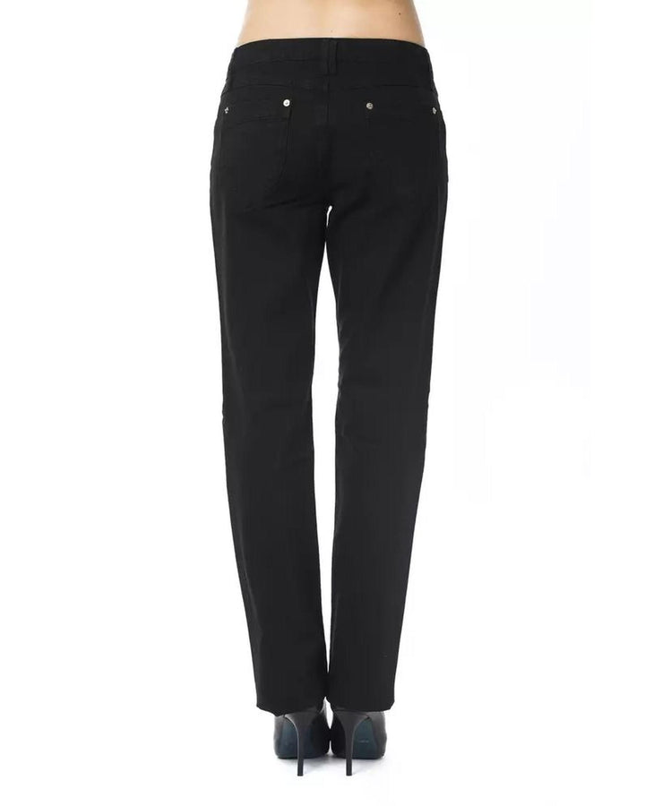 Ungaro Fever Women's Black Cotton Jeans & Pant - W34 US