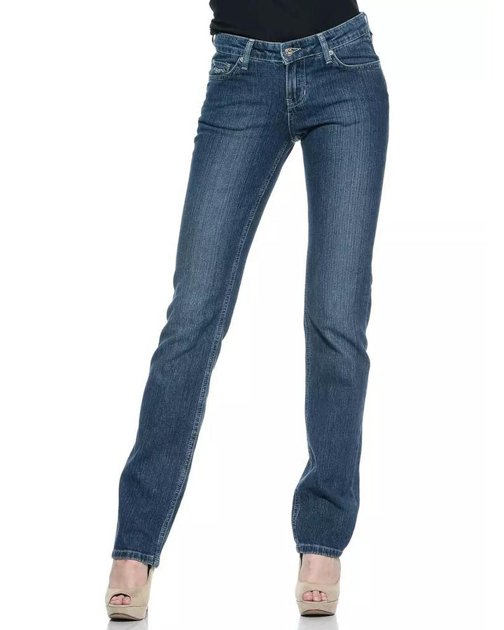 Ungaro Fever Women's Blue Cotton Jeans & Pant - W30 US