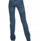 Ungaro Fever Women's Blue Cotton Jeans & Pant - W30 US