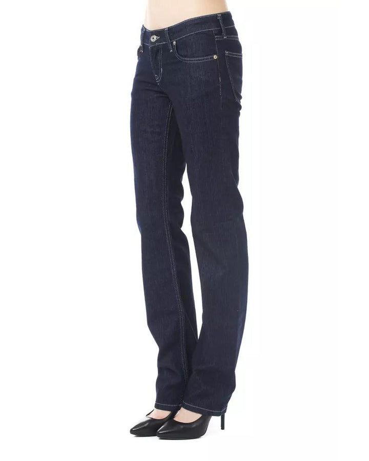 Ungaro Fever Women's Blue Cotton Jeans & Pant - W28 US