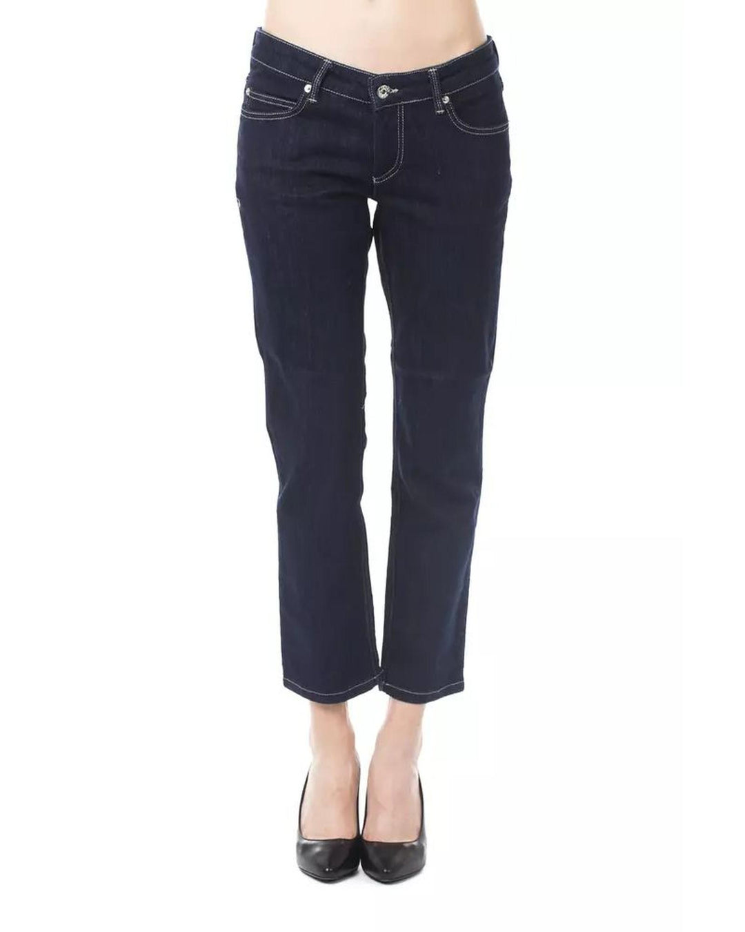 Ungaro Fever Women's Blue Cotton Jeans & Pant - W34 US