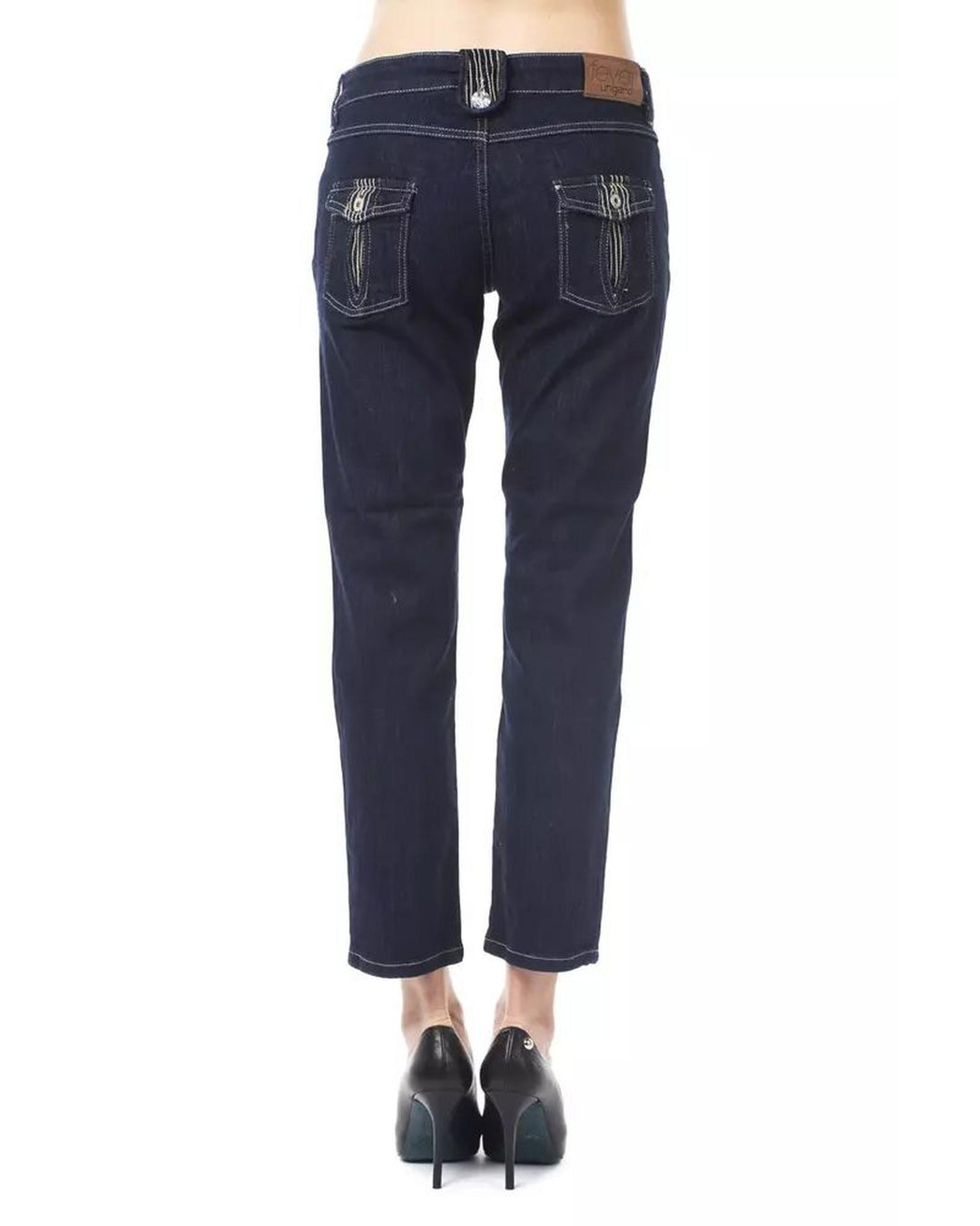 Ungaro Fever Women's Blue Cotton Jeans & Pant - W34 US