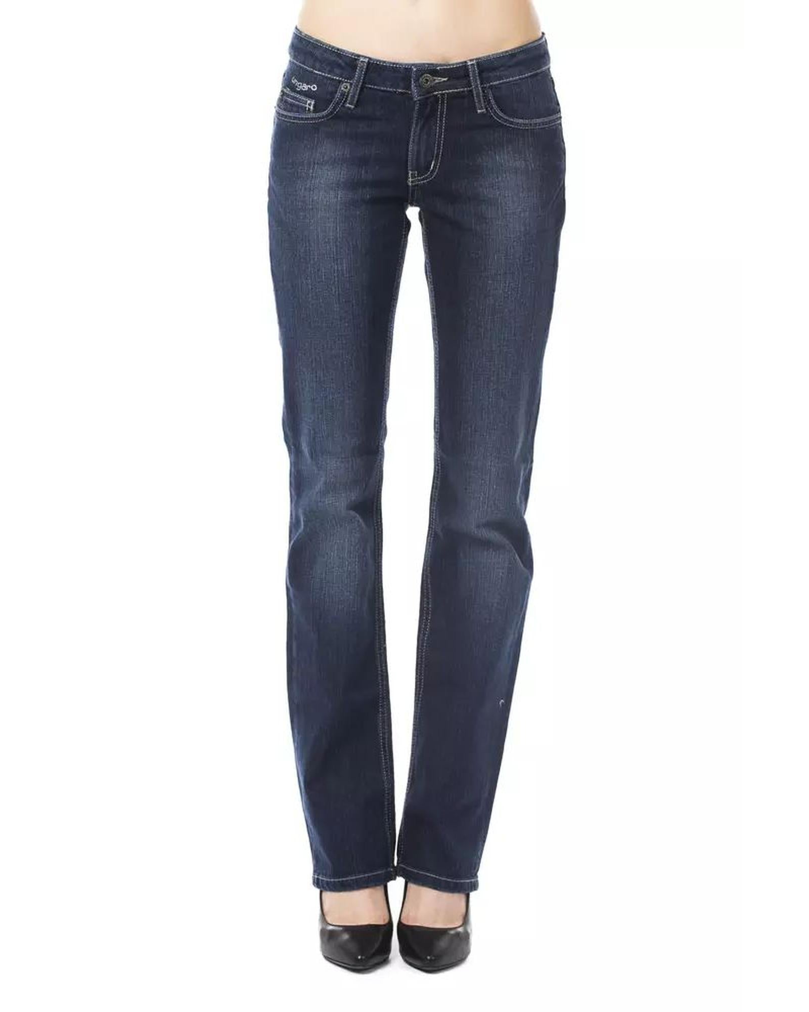 Ungaro Fever Women's Blue Cotton Jeans & Pant - W32 US