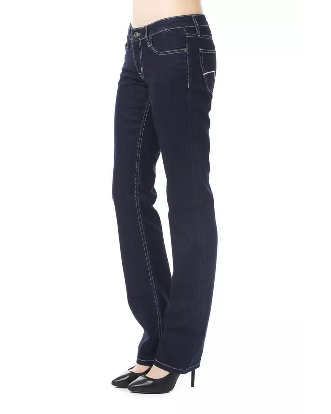 Ungaro Fever Women's Blue Cotton Jeans & Pant - W28 US