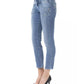 Ungaro Fever Women's Light Blue Cotton Jeans & Pant - W30 US