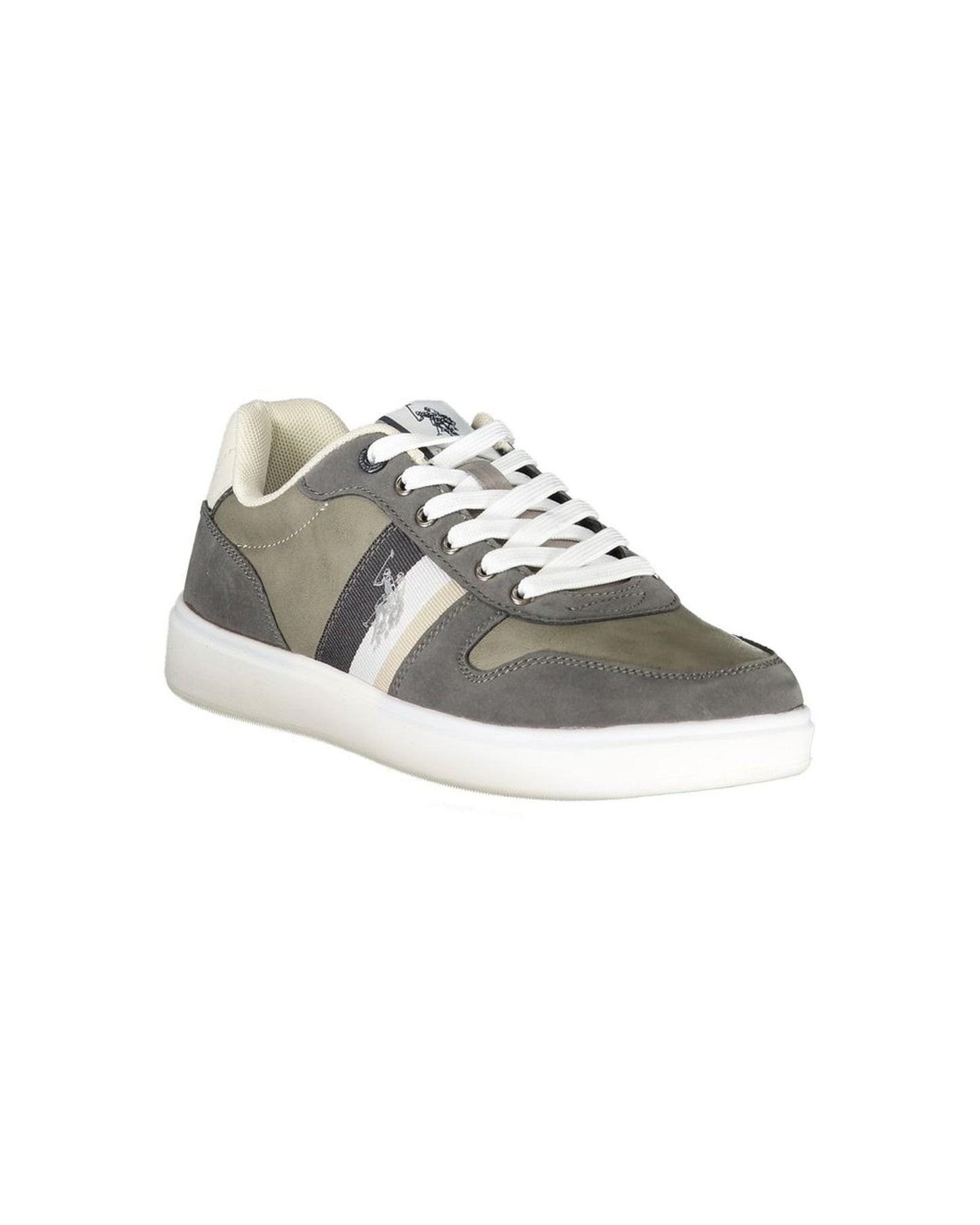 US POLO ASSN Men's Gray Polyester Sneaker - 40 EU