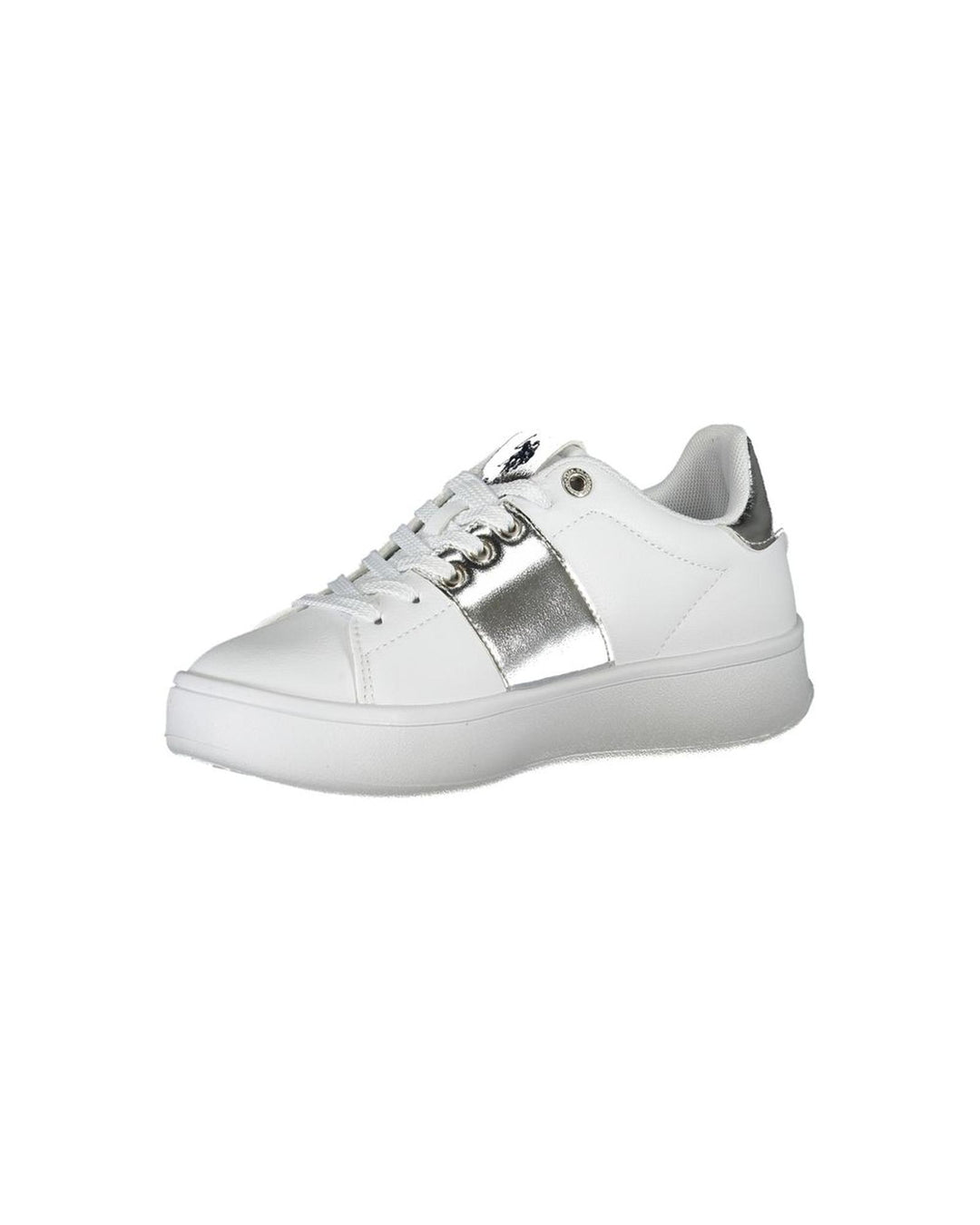 US POLO ASSN Women's White Polyester Sneaker - 35 EU