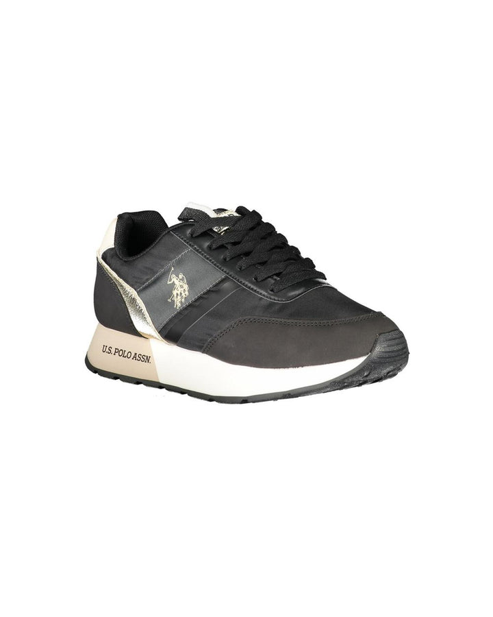 US POLO ASSN Women's Black Polyester Sneaker - 36 EU