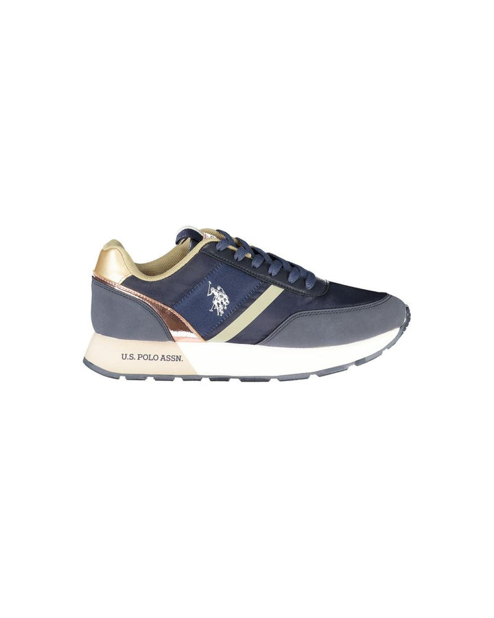 US POLO ASSN Women's Blue Polyester Sneaker - 36 EU