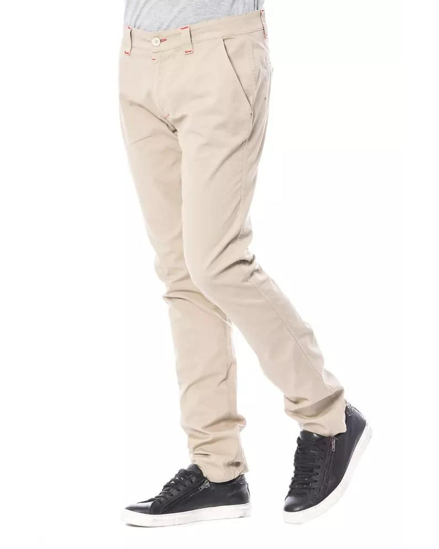 Verri Men's Beige Cotton Jeans & Pant - W31 US