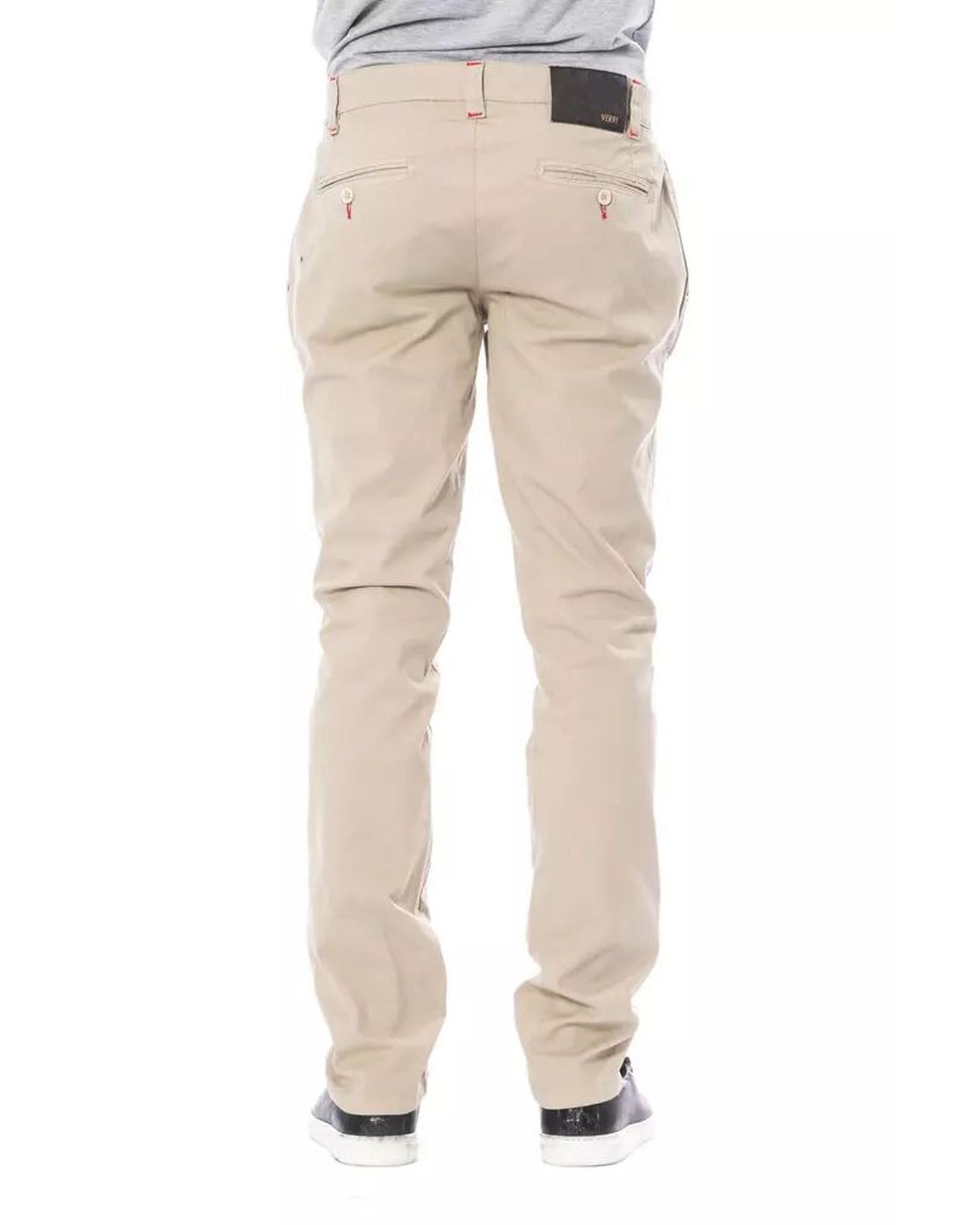 Verri Men's Beige Cotton Jeans & Pant - W31 US